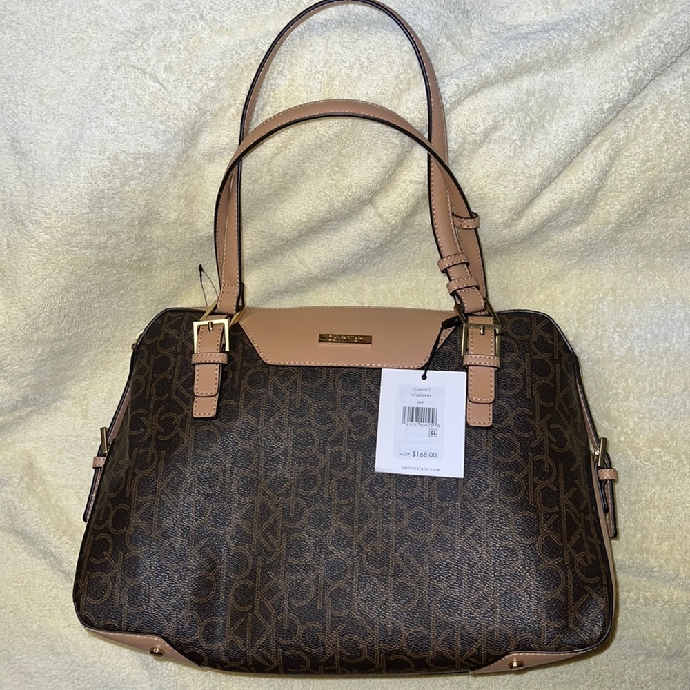 Calvin Klein classics satchel handbag